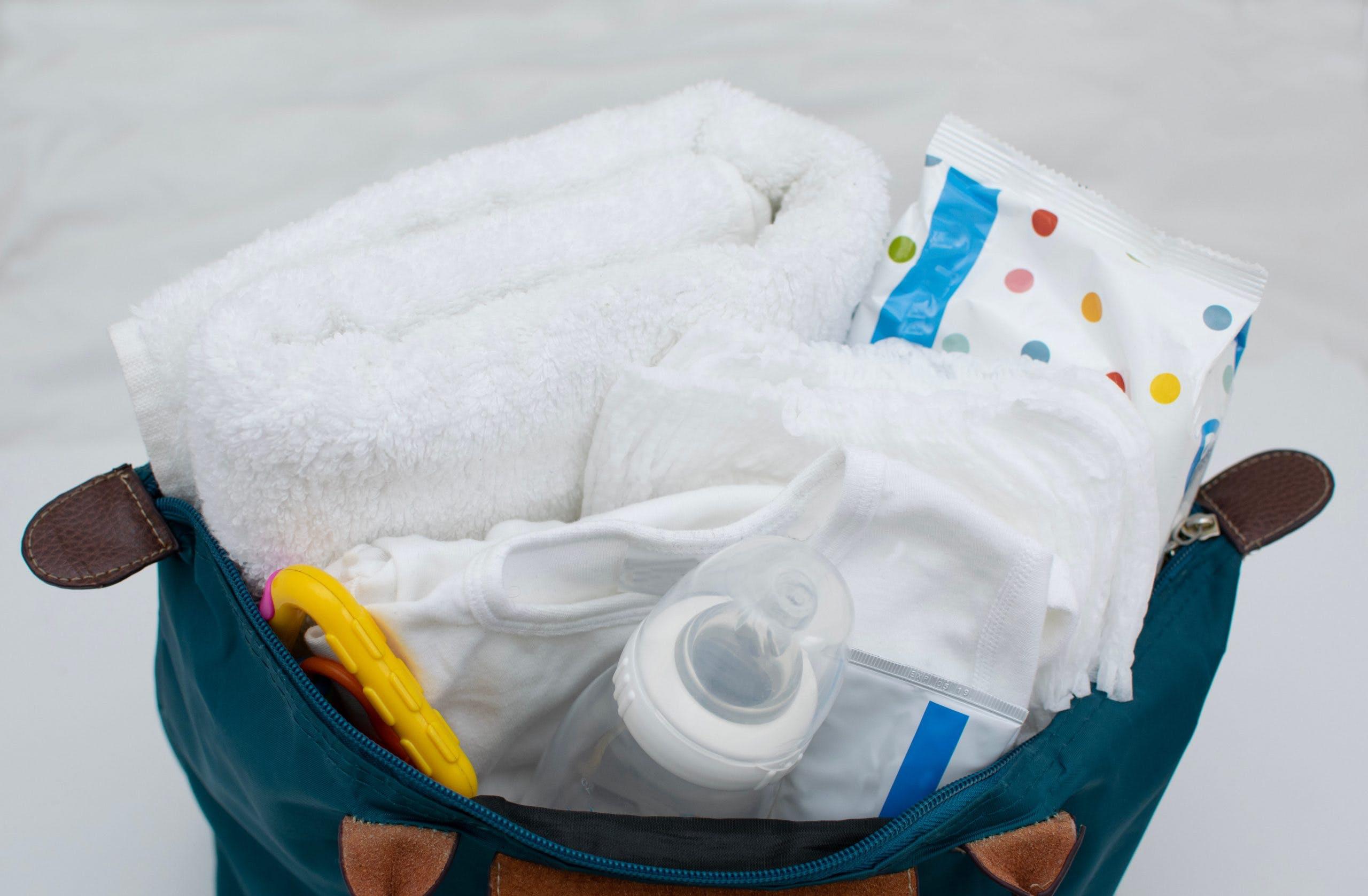 Sac à couches, essentiels pour bébé nouveau-né, sac à couches avec  couvercle, robuste, | bol